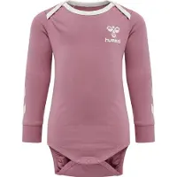 Hummel Maule Body L/S Heather Rose (56 / 1-2 mnd)