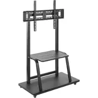 Gembird TVS-100F-01 - Vogn - for TV - stål - svart - skjermstørrelse: 37-100