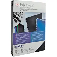 GBC Ugjennomsiktig Pp-omslag 300 Mikron Din A4 Innbinding 100 Enheter