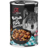 Alpha Spirit Dog Meatballs 6 x 400 g – Svin og karve