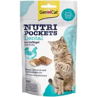 GimCat Nutri Pockets Dental med fjærkre - 6 x 60 g