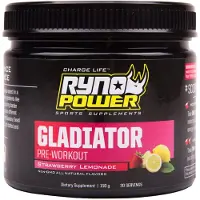 Ryno Power Gladiator Pre-workout Drikkemiks Jordbær Sitronade 150gr