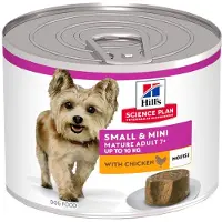 Hill's Pet Nutrition Mature Small og Mini Mousse Kylling (12 x 200 g)