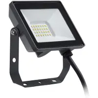 Philips Flomlys, Svart, IP65, Metall, I, U-brakett, 20 W