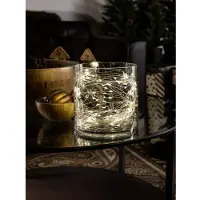 Konstsmide 6382-190, 480 lamper, LED, Varm hvit, Innendørs, Sølv, DC