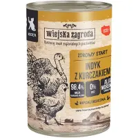 Wiejska zagroda Cat 6 x 400 g - Kitten Kalkun med kylling