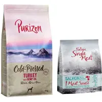 Purizon kaldpresset kalkun med hampolje - 2 x 12 kg