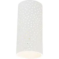 QAZQA Vintage vegglampe hvit gips sylinderform - Mahou