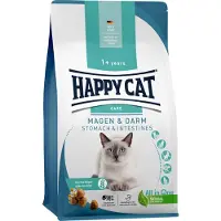 Happy Cat Sensitive Mage & Tarm, tørrfôr, for voksne katter med et sensitivt fordøyelsessystem, 1,3 kg, pose