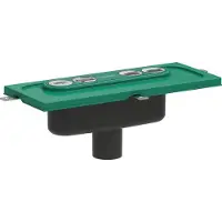 Hansgrohe uBox Universal indbygningsdel til linjeafløb Ø50 mm lodret installation