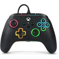 PowerA XBGP0076-01, Gamepad, Xbox Series S, Xbox Series X, Koblet med ledninger (ikke trådløs), USB, USB Type-C, Sort