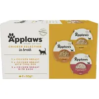 Applaws Cat Pot Prøvepakke 8 x 60 g - Kyllingutvalg