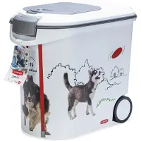 Curver tørrfôrbeholder Hund - Agility-Design: opptil 12 kg tørrfor (35 Liter)