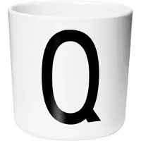 Design Letters Kopp - Økozen - Hvit m. Q - - OneSize - Kopp