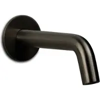 BLUE LABEL Udløbstud 1/2 beregnet for indbygnings termostatarmatur - afkortbar: længde 100-180 mm - gun metal