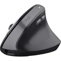 Trust TM-270 - Mus - ergonomisk - høyrehendt - optisk - 6 knapper - trådløs - 2.4 GHz - USB trådløs mottaker - svart