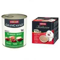 Animonda GranCarno Økonomipakke Adult 24 x 800 g - Hjort & eple
