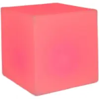 Newgarden solcellelampe Cuby kube, høyde 32 cm