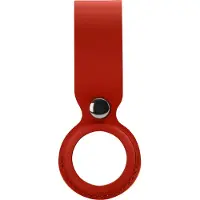 XCCESS LÆDER NØGLERING RØD