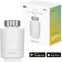 Hombli HBTR-0109 - Add-on - radiatortermostat - smart - trådløs - Bluetooth LE - hvit