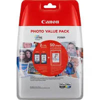 Canon PG-545XL & CL-546XL + (50sider fotopapper, GP-501)