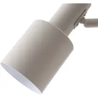 LINDBY gulvlampe Ovelia, beige, metall, E27