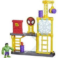 Marvel Friends Hulk Spidey Og Hans Fantastiske Lekeplassfigur