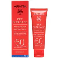 Apivita Bee Sun Safe Anti-spot And Anti-aging Spf50+ 50ml Fuktighetskrem