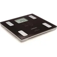 Omron BF214, Elektronisk personvekt, Sort, firkant, Tapp kran, 4 bruker(e), 330 mm