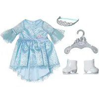 Baby Born Dukkeklær - Princess På Ice - 43 cm - - OneSize - Dukkeklær