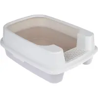 TIAKI Toyger kattetoalett - krem / lysegrå