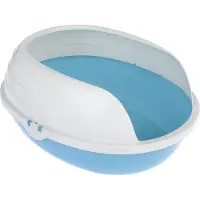 TIAKI kattedo Cobby - hvit / blå