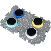TIAKI Pet Talking Buttons "Let's Talk!" - Ø 9 x H 4 cm, 4 stykker