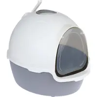 TIAKI Cinder kattetoalett - mørk grå / hvit