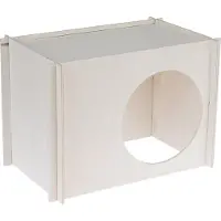 TIAKI Småhus Størrelse L: L 40 x B 25 x H 28 cm (kaniner, marsvin osv.)