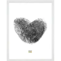 Deknudt S44CF1, Enkel bilderamme, MDF, Tre, Hvit, 40 x 50 cm, Rektangulær, 1,5 cm