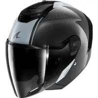 Shark Rs Jet Carbon Blank åpen Hjelm