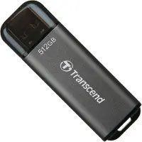 Transcend JetFlash 920 - USB-flashstasjon - 512 GB - USB 3.2 Gen 1 - romgrå