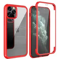 Mtp Products Shine&Protect 360 iPhone 11 Pro Hybrid-deksel - Rød / Klar