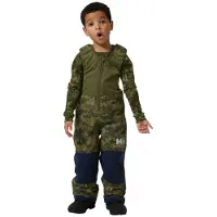 Helly Hansen K Vertical Ins Bib Pant Utility Green Aop (110 / 5 år)