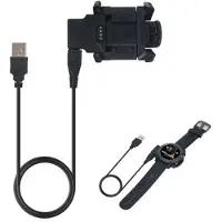 Mtp Products Ladestasjon + USB-kabel for datasynkronisering og lading for Garmin Fenix 3 HR/Fenix3/Quatix 3