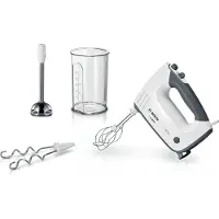 Bosch ErgoMixx MFQ37470 - Håndmikser/håndblender - 750 W - hvit/grå