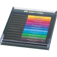 Faber-Castell PITT Artist Pen - Børstepenn - permanent - assorterte lyse farger - tusj (en pakke 12)