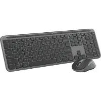 Logitech Signature Slim Combo MK950 - Tastatur- og mussett - trådløs - Bluetooth 5.1 LE - QWERTY - Nordisk - grafitt