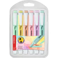 Stabilo 102754806, 6 stykker, Flerfarget, Meisel tupp, Flerfarget