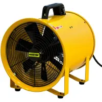 Master Klimatechnik BLM 6800 Gulvventilator 350 W Gul, Sort