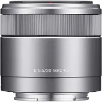 Sony SEL30M35 - Makrolinse - 30 mm - f/3.5 - E-mount - for Cinema Line a VLOGCAM a1 a1 II a6700 a7 IV a7 V a7C a7C II a7CR a7R V a9 III