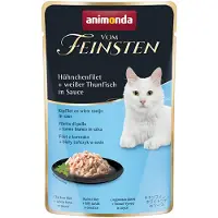 Animonda Vom Feinsten Adult i saus 18 x 50 g - Kyllingfilet + hvit tunfisk i saus