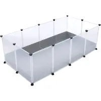 TIAKI Indoor innhegning til smådyr til å feste - l 145 x b 75 x h 46 cm