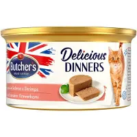 Butcher's Megapakke med Delicious Dinners, 48 x 85 g - Laks & Reker
